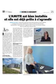 l'AMITR est bien installée et elle est déjà prête à s'agrandir