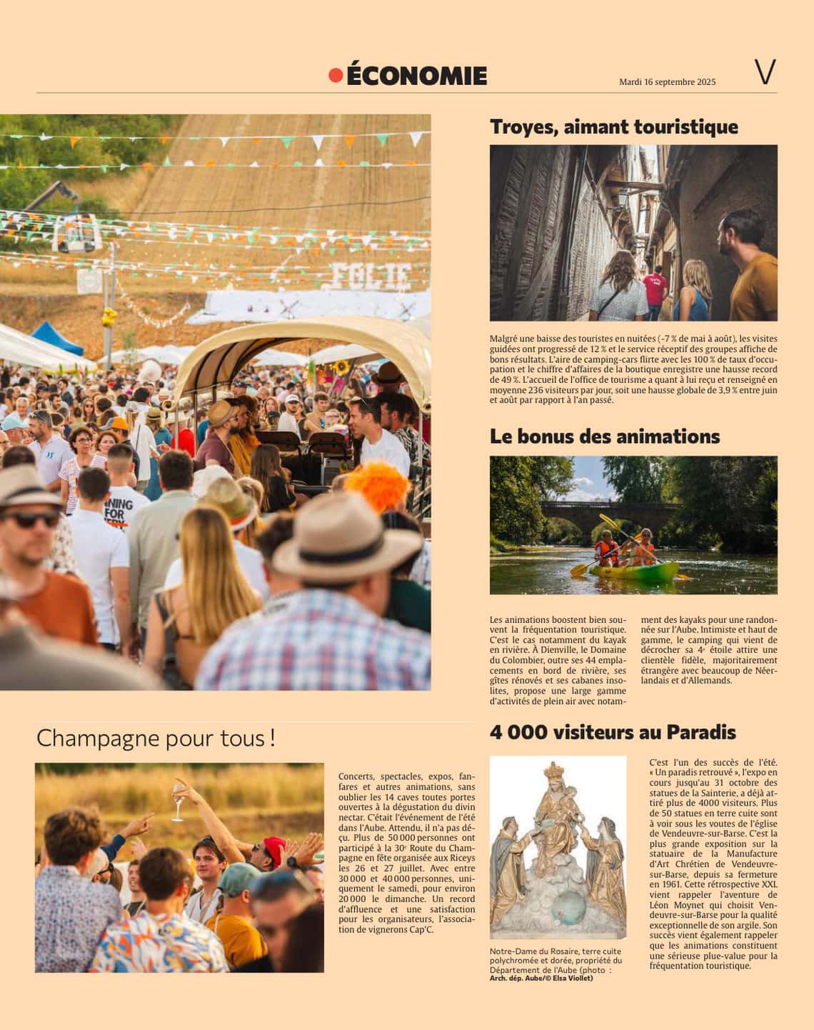 Des touristes moins nombreux et moins dépensiers : un été en demi-teinte !
