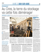 Au Cires, la terre du destockage va cette fois déménager.