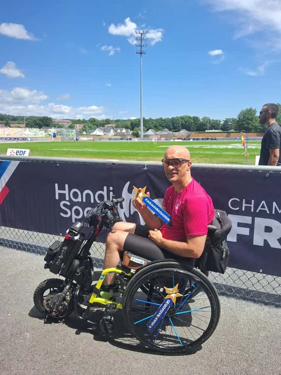 Armand Grammont, pépite handisport aux championnats de France Elite