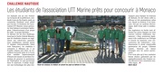Les étudiants de l'association UTT Marine prêts pour concourir à Monaco