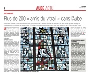 Plus de 200 amis du vitrail dans l'Aube.