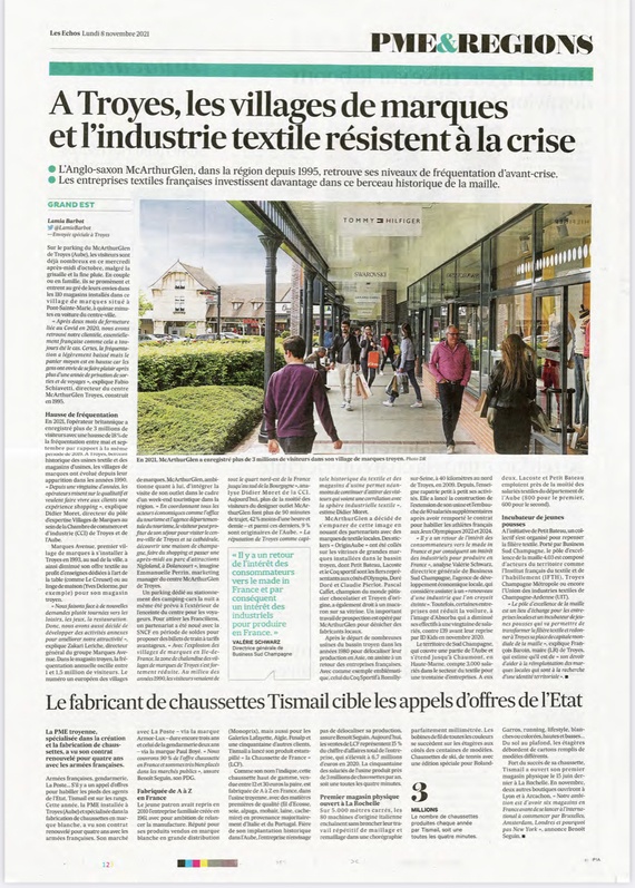 A Troyes, les villages de marques et l'industrie textile résistent à la crise.
