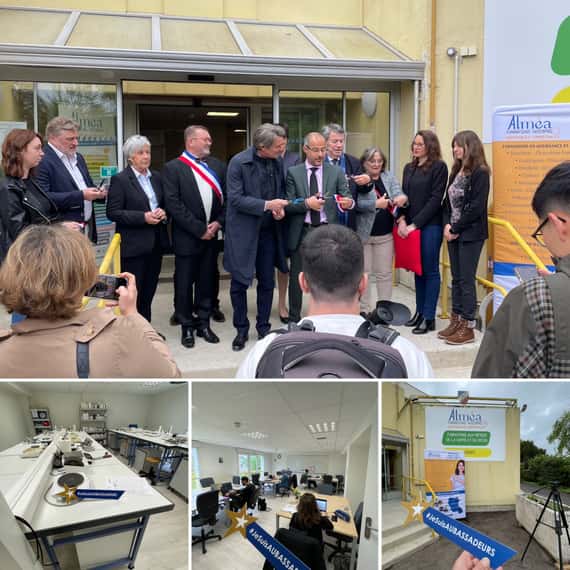 Inauguration du site de La Moline pour ALMEA FORMATION INTERPRO