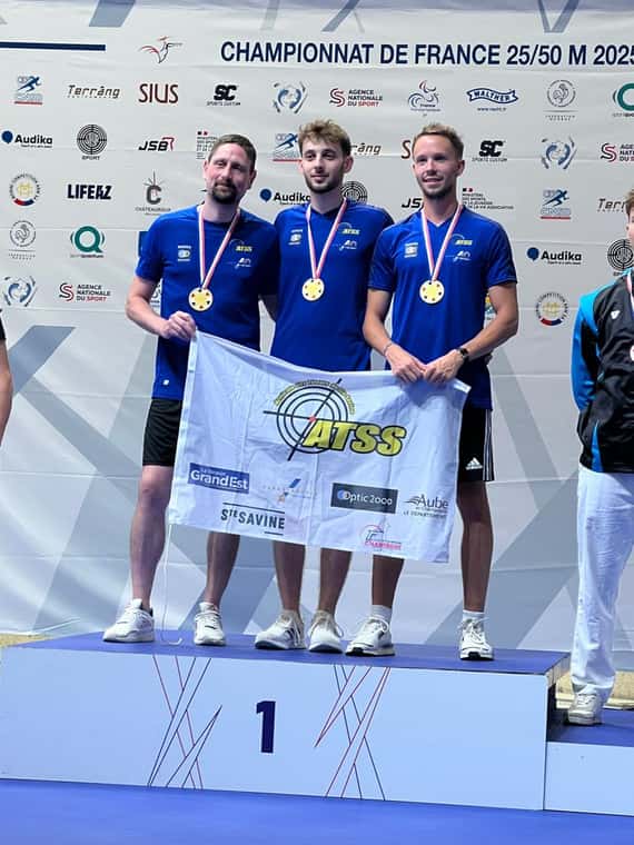 Nos Pépites tir champions de France au 3 positions.