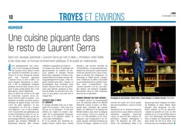 Maison du Boulanger : Les Aubois ont dégusté les plats de Laurent Gerra