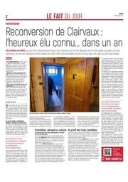 Reconversion de Clairvaux : l'heureux élu connu... dans un an