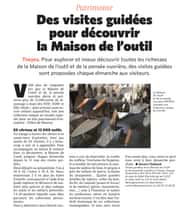 Des visites guidées pour découvrir la Maison de l’outil et de la pensée ouvrière