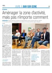 Aménager la zone d’activité, mais pas n’importe comment.