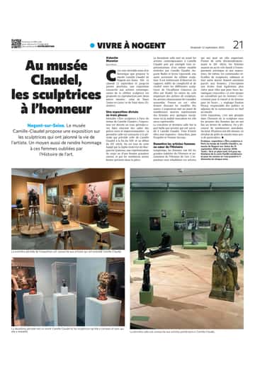Les sculptrices à l’honneur au musée Camille-Claudel de Nogent-sur-Seine
