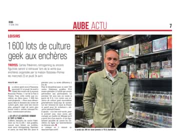 1 600 lots de culture geek aux enchères.