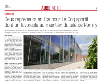 Deux repreneurs en lice pour Le Coq sportif.