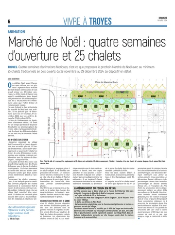 Marché de Noël : quatre semaines d'ouverture et 25 chalets.