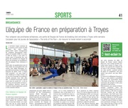 L’équipe de France était en préparation à Troyes !