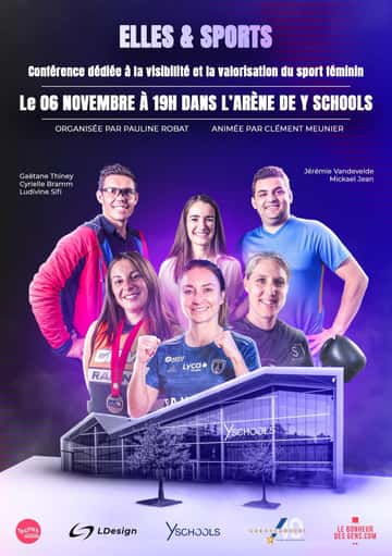 Elles & Sports le jeudi 6 novembre à YSCHOOLS.