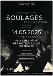 Vernissage de l'exposition évènement SOULAGES, le noir lumière