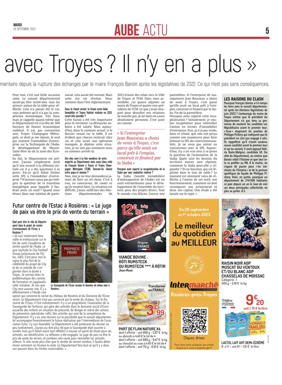 Philippe Pichery : « Les relations avec Troyes ? Il n’y en a plus »