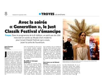 Avec la soirée « Generation », le Just Classik Festival s’émancipe
