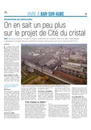 Bayel : on en sait un peu plus sur le projet de Cité du Cristal
