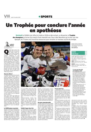 Un Trophée pour conclure l'année en apothéose