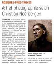 Art et photographie selon Christian Noorbergen