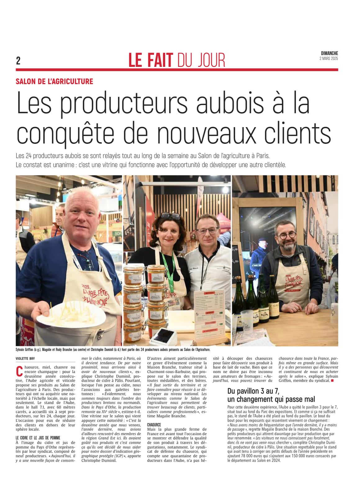 Producteurs aubois à la conquête de nouveaux clients !