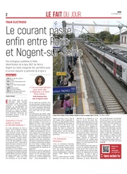 Le courant passe enfin entre Paris et Nogent-sur-Seine.