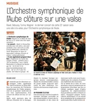 L’Orchestre symphonique de l’Aube clôture sur une valse.