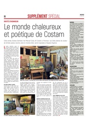 Le monde chaleureux et poétique de Costam.