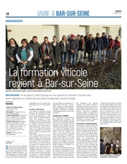 La formation viticole revient à Bar-sur-Seine.