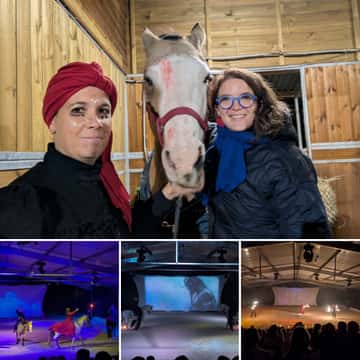 Les Aubassadeurs sont allés découvrir le Théâtre équestre à Radonvilliers.