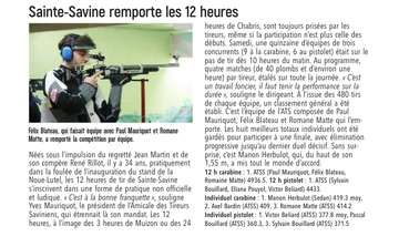 Sainte-Savine remporte les 12 heures !