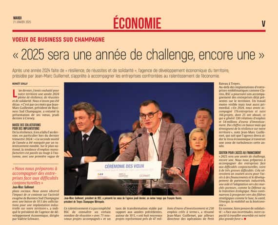 « 2025 sera une année de challenge, encore une »