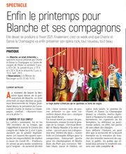 Enfin le printemlps pour Blanche et ses Compagnons .