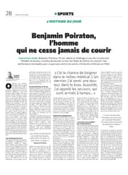 Benjamin Poiraton, l'homme qui ne cesse jamais de courir.