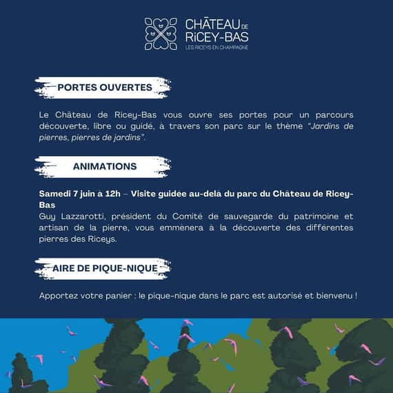 Rendez-vous aux jardins du Château de Ricey-Bas