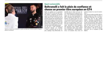 Beltramelli a fait le plein de confiance et chasse un premier titre européen en