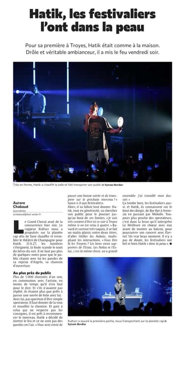 Hatik, les festivaliers l’ont dans la peau