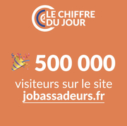 JOBASSADEURS 500000 visiteurs uniques !