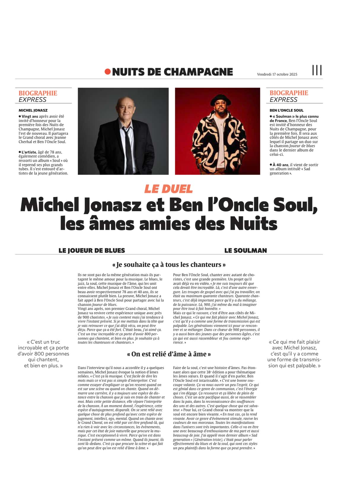 Livret spécial Nuits de Champagne