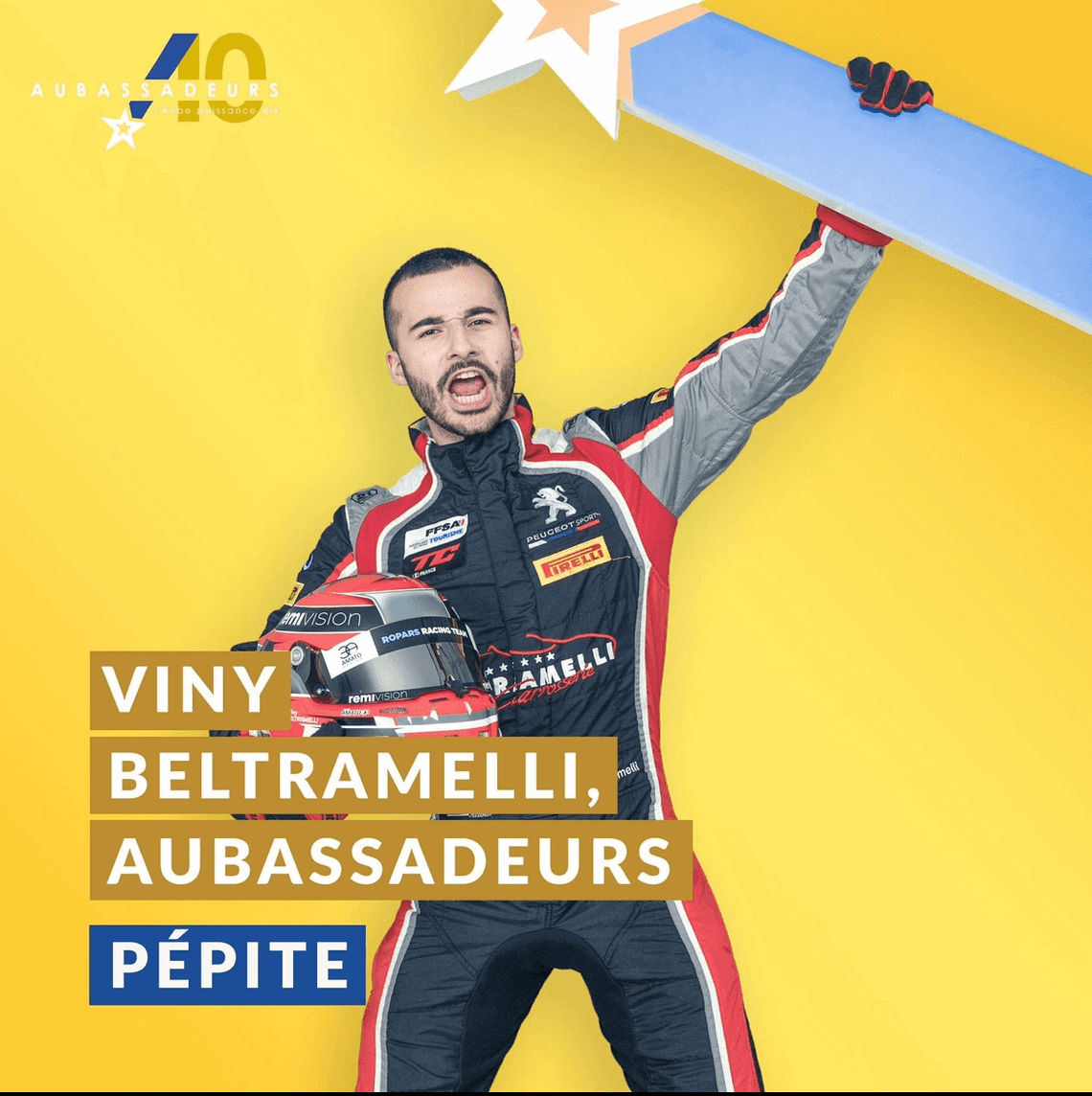 Reportage de CANAL 32 sur Viny Beltramelli, Pépite Aubassadeurs.