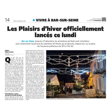 Les Plaisirs d’hiver officiellement lancés ce lundi !