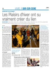 Les Plaisirs d’hiver de Bar-sur-Seine ont su vraiment créer du lien