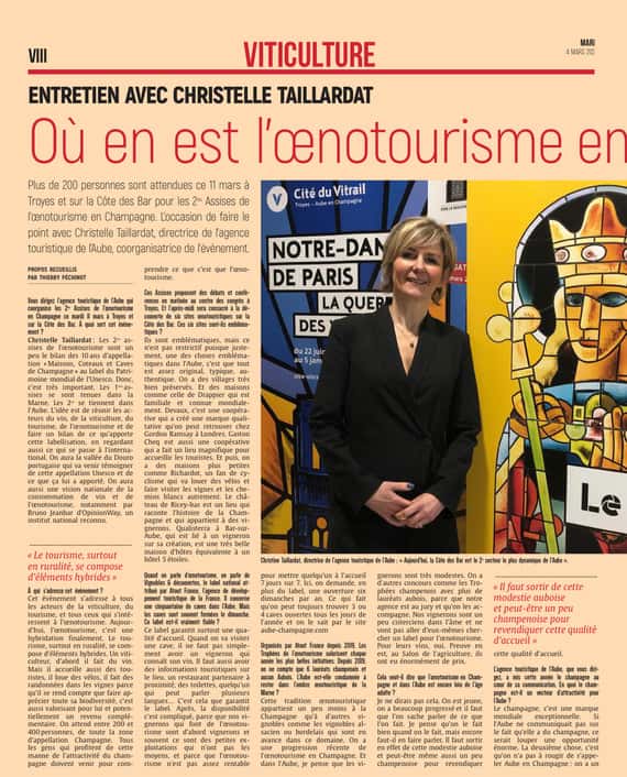 Où en est l’œnotourisme en Champagne ?