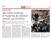 Une vente aux enchères au Salon de la moto à Troyes