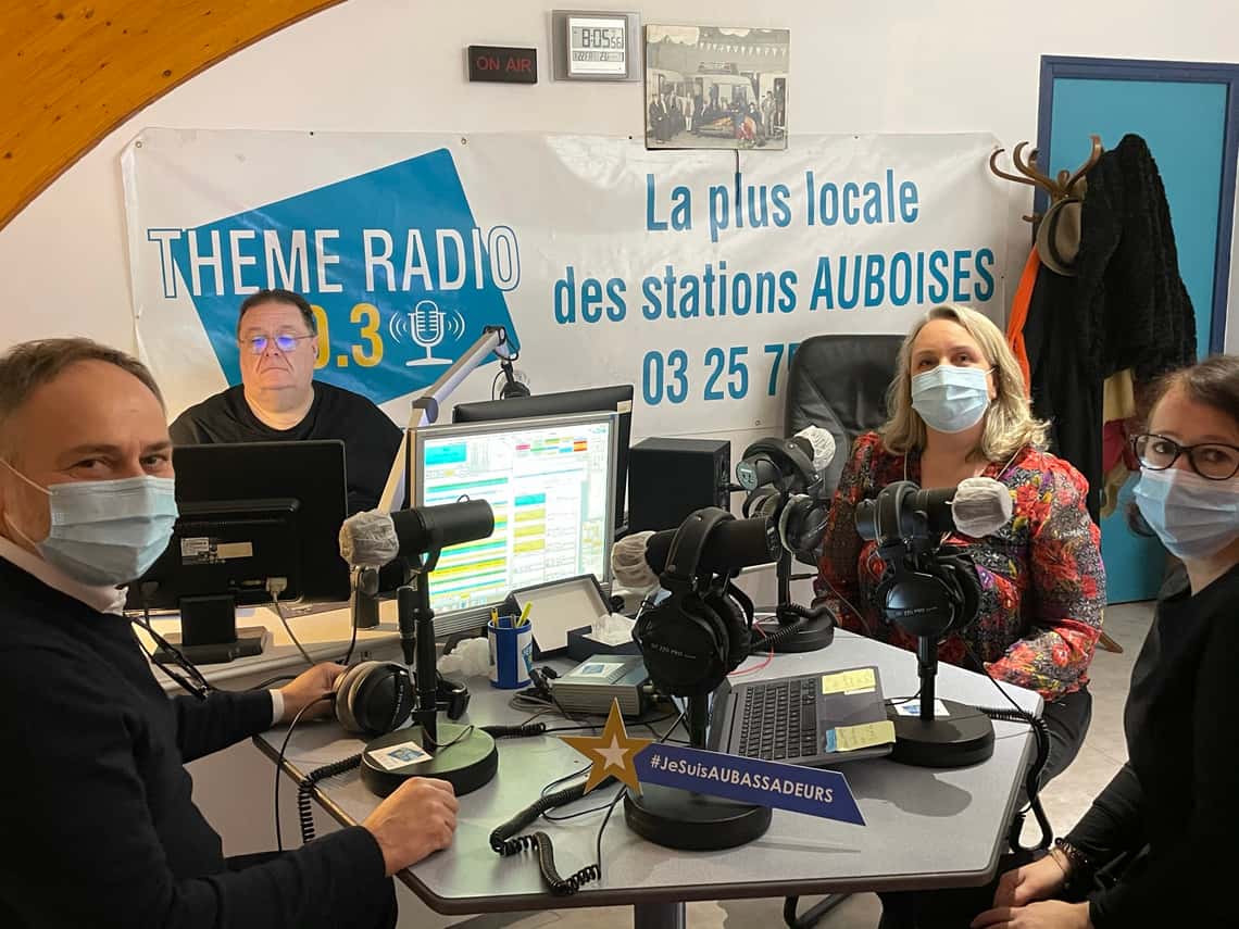 AUBASSADEURS présents à la matinale de Thème Radio