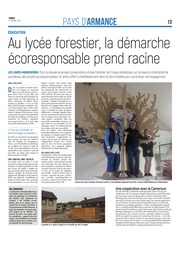 Au lycée forestier de Crogny, la démarche écoresponsable prend racine