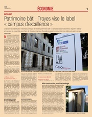 Patrimoine bâti : Troyes vise le label Campus d'excellence.