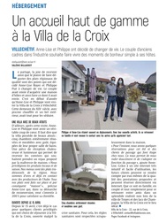 Un accueil haut de gamme à la Villa de la Croix.