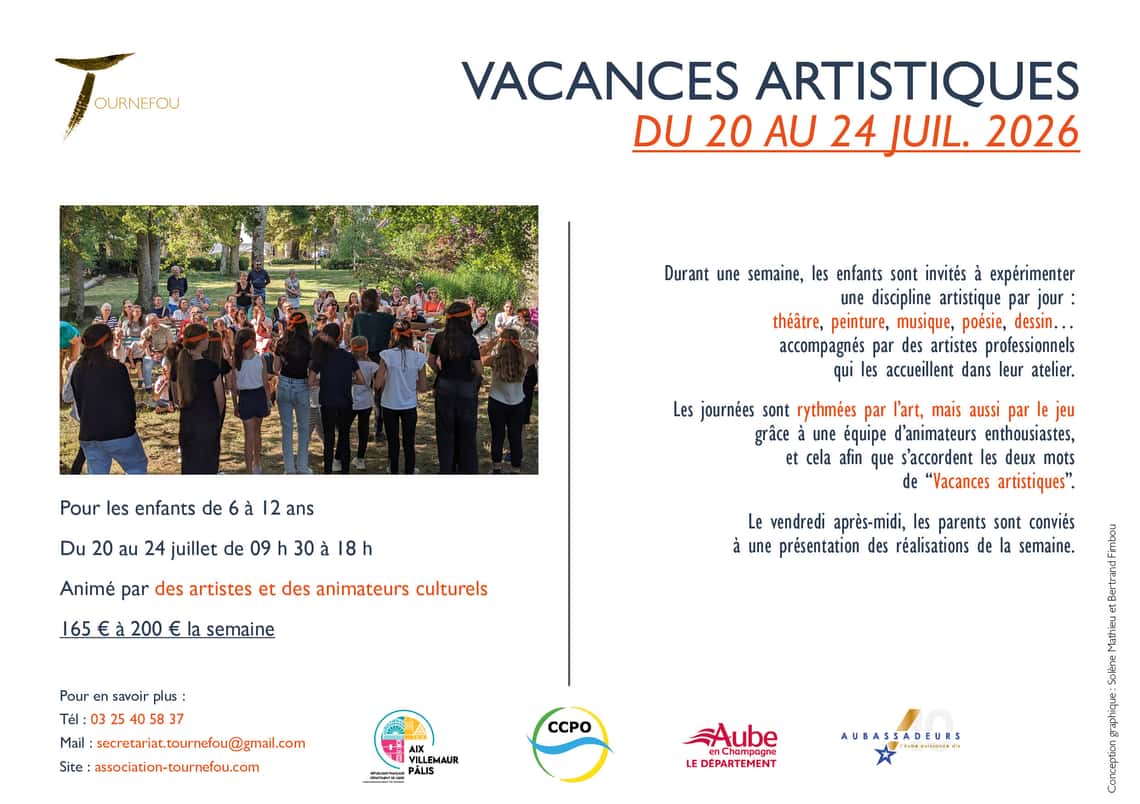Vacances artistiques chez nos Aubassadeurs du Tournefou